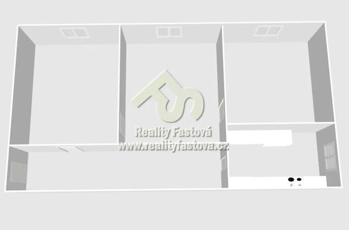 Pronájem kanceláře, Rokycany, 52 m2