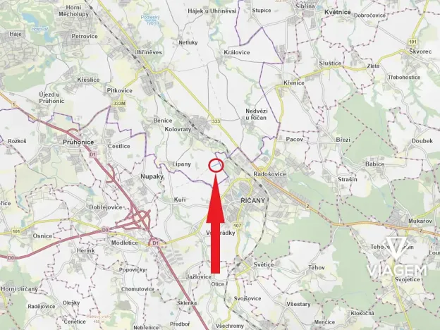 Prodej podílu pole, Praha - Kolovraty, 2310 m2