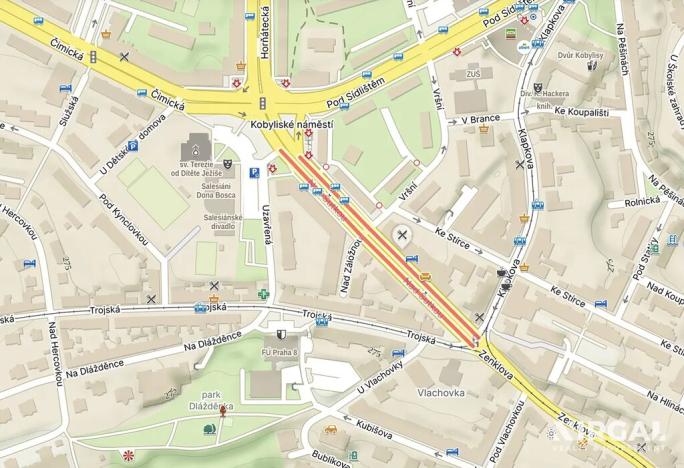 Pronájem obchodního prostoru, Praha - Kobylisy, Nad Šutkou, 118 m2