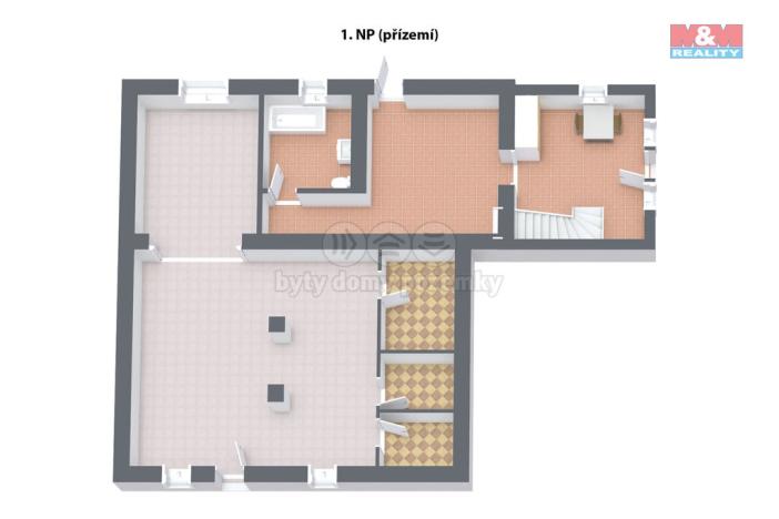 Prodej rodinného domu, Krásné Údolí, 125 m2
