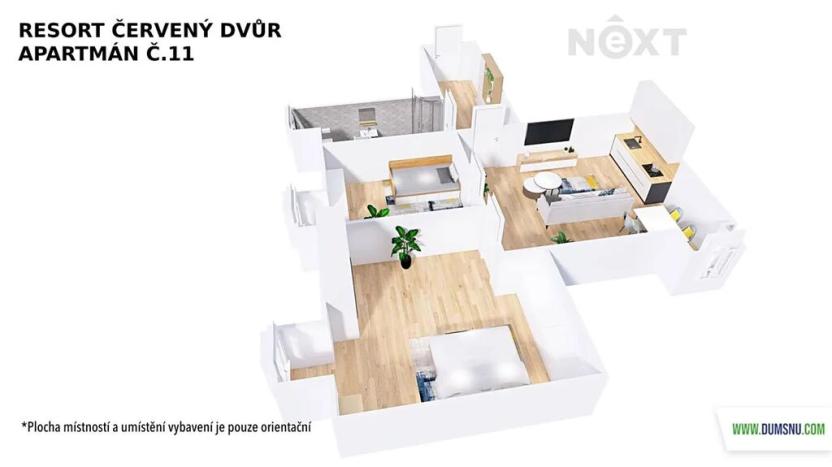 Prodej bytu 3+kk, Rapotín, Výzkumníků, 74 m2