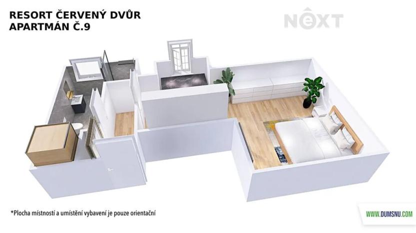 Prodej bytu 1+kk, Rapotín, Výzkumníků, 30 m2