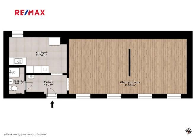 Prodej rodinného domu, Praha - Karlín, Pernerova, 60 m2