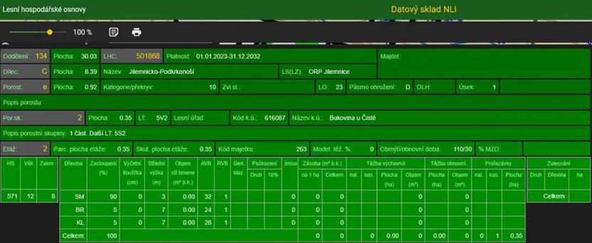 Prodej lesa, Bukovina u Čisté, 9121 m2