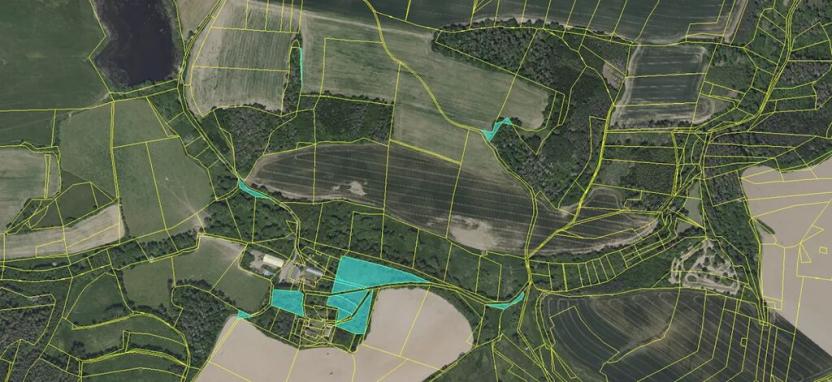 Prodej podílu pozemku, Neveklov, 9639 m2