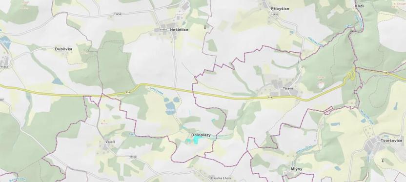 Prodej podílu pozemku, Neveklov, 9639 m2