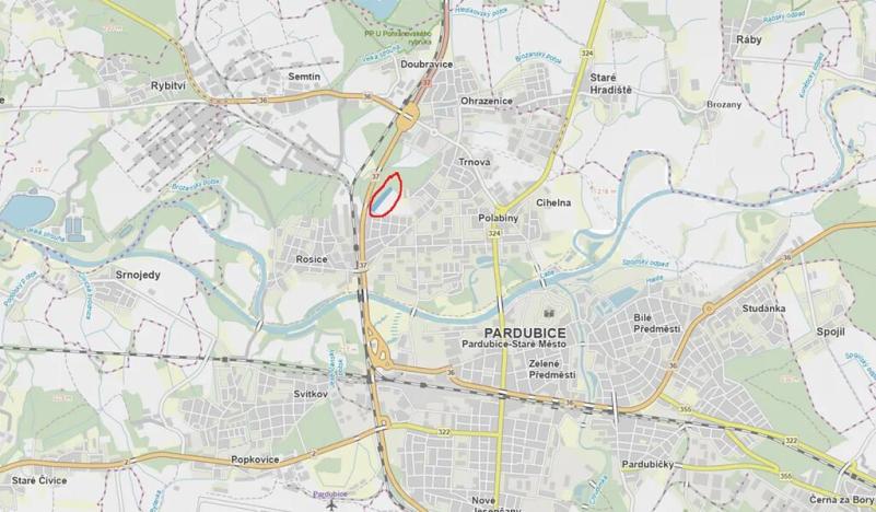 Prodej podílu lesa, Pardubice, 9649 m2