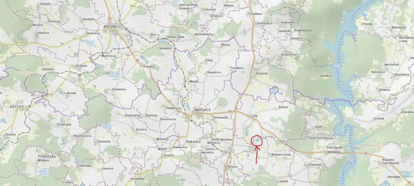 Prodej lesa, Králova Lhota, 11095 m2