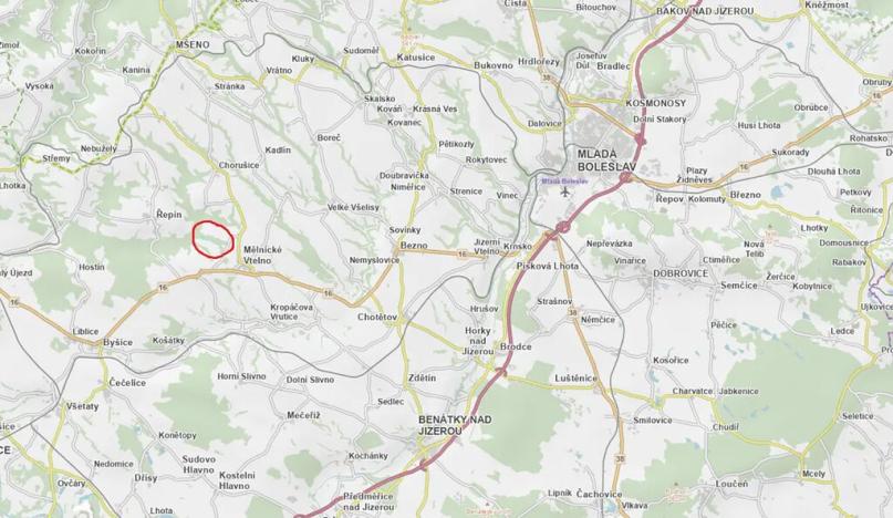 Prodej lesa, Mělnické Vtelno, 5383 m2