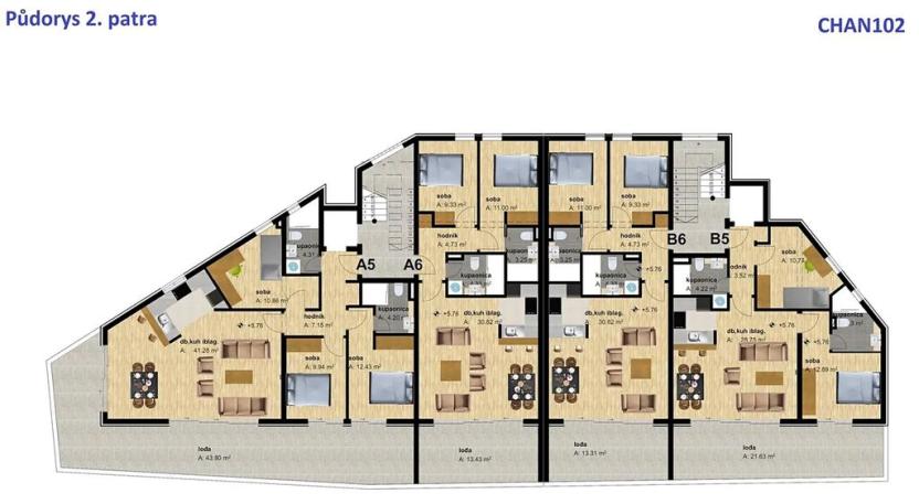 Prodej bytu 4+kk, Baška Voda, Chorvatsko, 149 m2