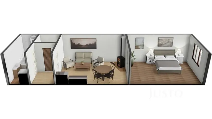 Prodej rodinného domu, Lhenice, 61 m2