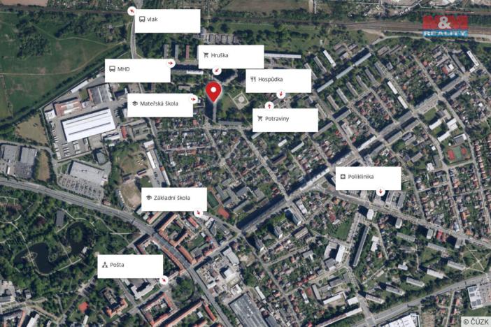 Prodej bytu 1+kk, Hradec Králové - Slezské Předměstí, Severní, 27 m2