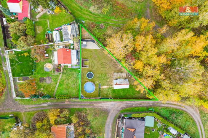 Prodej zahrady, Lom, 641 m2