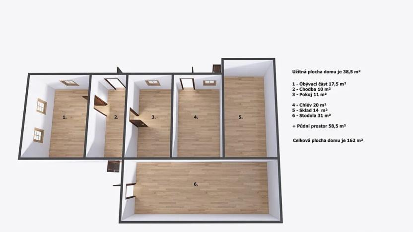 Prodej pozemku pro bydlení, Údrnice, 824 m2