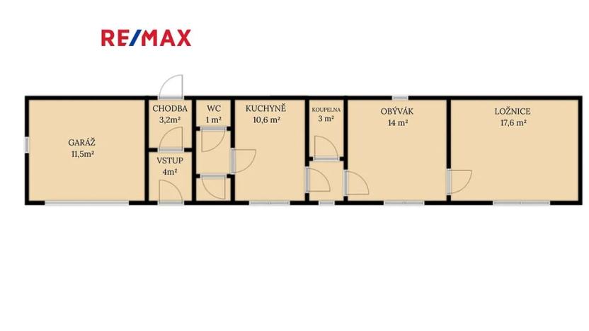 Prodej rodinného domu, Městečko Trnávka, 60 m2