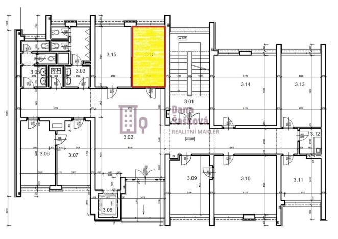 Pronájem kanceláře, Jindřichův Hradec, Pravdova, 14 m2