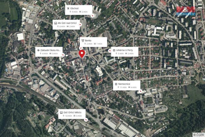 Prodej obchodního prostoru, Ústí nad Orlicí, T. G. Masaryka, 143 m2