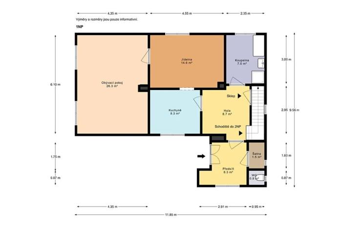 Prodej rodinného domu, Strančice, 193 m2