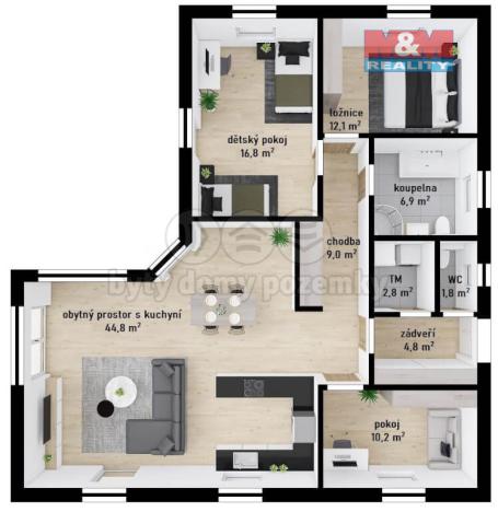 Prodej rodinného domu, Krušovice, 109 m2