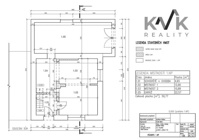 Prodej rodinného domu, Hroznětín, Školní, 121 m2