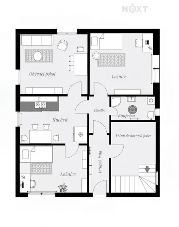 Prodej bytu 3+1, České Budějovice, Ant. Slavíčka, 54 m2