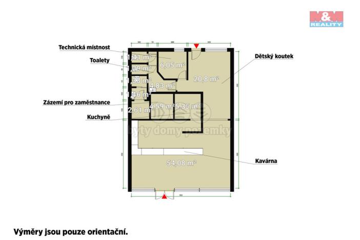 Pronájem obchodního prostoru, Třemošná, Plzeňská, 100 m2