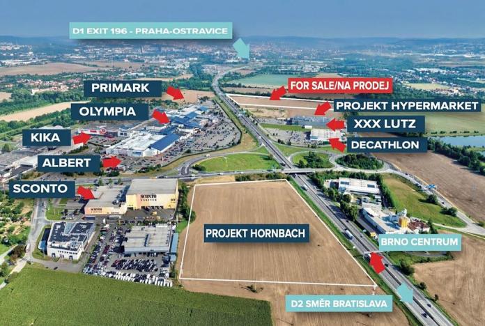 Prodej komerčního pozemku, Modřice, 7000 m2