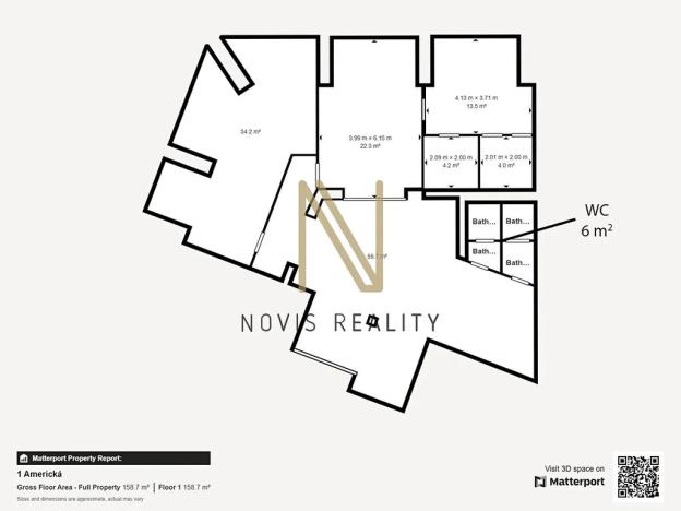 Pronájem kanceláře, Plzeň, Americká, 140 m2