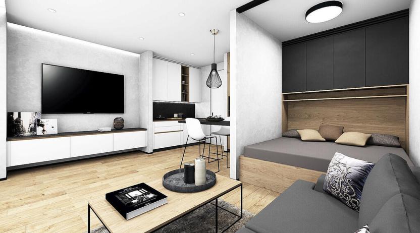 Pronájem bytu 1+kk, Praha - Nusle, 47 m2