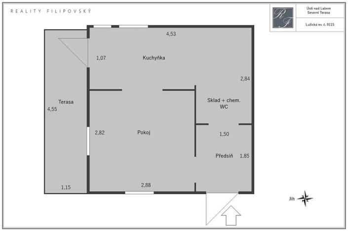 Prodej chaty, Ústí nad Labem, Lužická, 20 m2