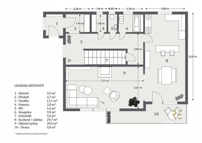 Prodej vícegeneračního domu, Praha - Záběhlice, Střemchová, 348 m2