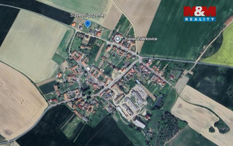 Prodej pozemku pro bydlení, Zvěrkovice, 1245 m2