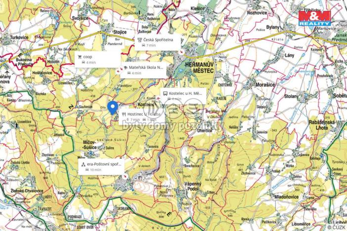 Prodej pozemku pro bydlení, Vyžice, 1405 m2