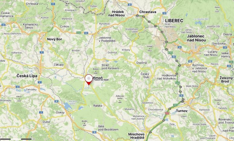 Prodej pozemku, Mimoň, 1436 m2