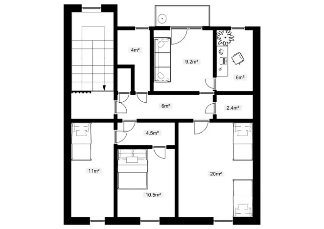 Prodej rodinného domu, Brno, Karlova, 225 m2