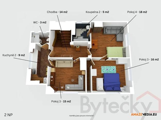 Prodej vícegeneračního domu, Jesenice, Plavecká, 215 m2