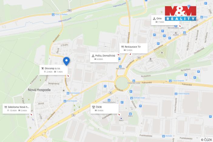 Pronájem skladu, Plzeň - Skvrňany, Dopravní, 288 m2