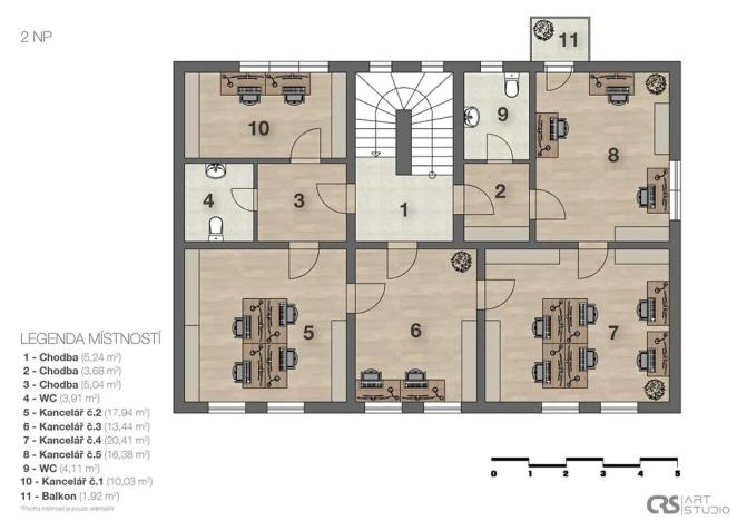 Prodej kanceláře, Mladá Boleslav, Ptácká, 305 m2