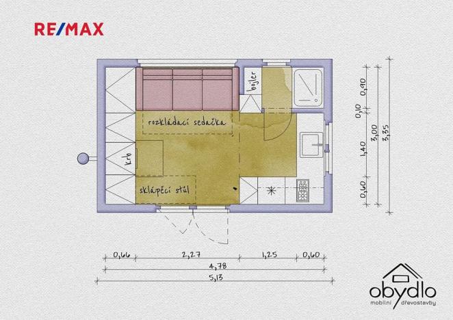 Prodej mobilheimu, Písek, U Vodárny, 20 m2