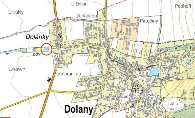 Prodej komerčního pozemku, Dolany, 1817 m2