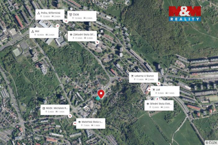 Prodej pozemku pro bydlení, Ústí nad Labem - Severní Terasa, 759 m2