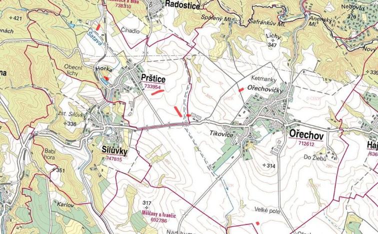 Prodej pole, Prštice, 10704 m2