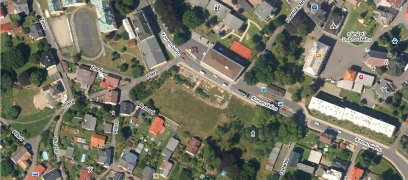 Prodej pozemku pro bydlení, Rumburk, Komenského, 10767 m2