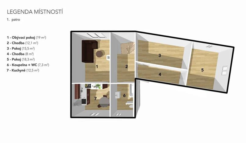 Prodej rodinného domu, Kryry, Pivovarská, 290 m2