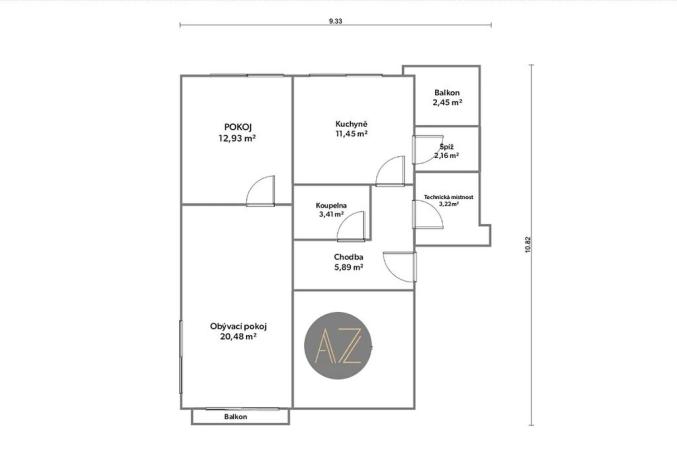 Prodej bytu 3+1, Hrejkovice, 77 m2