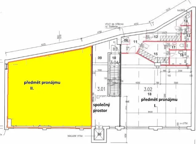 Pronájem skladu, Brno, Cejl, 82 m2