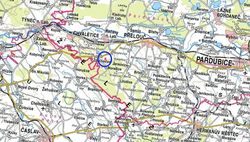 Prodej louky, Morašice, 7883 m2