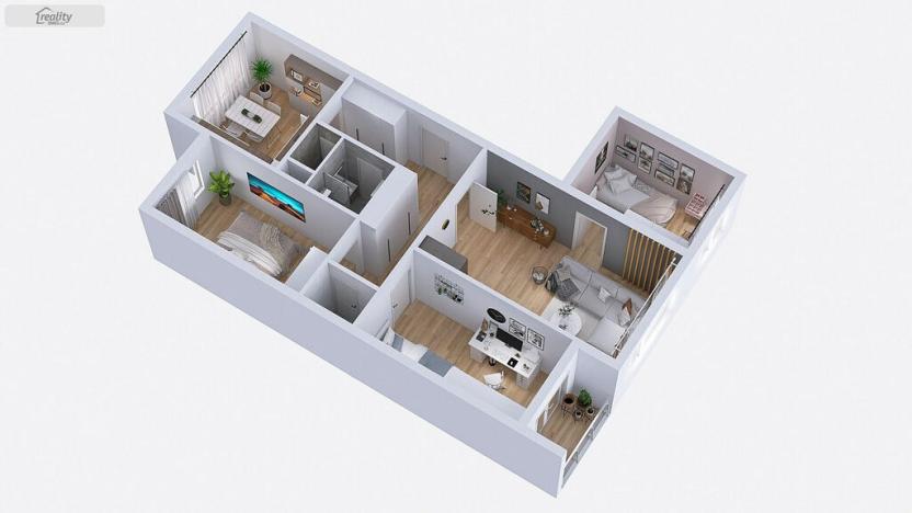 Prodej bytu 4+1, Praha - Modřany, Pertoldova, 93 m2