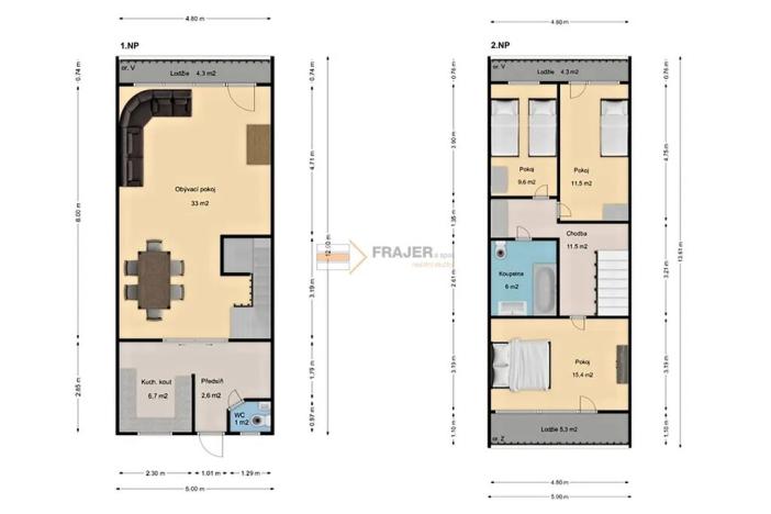Prodej bytu 4+1, Benecko, 116 m2