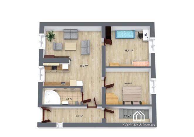 Prodej rodinného domu, Poříčany, Českobrodská, 190 m2